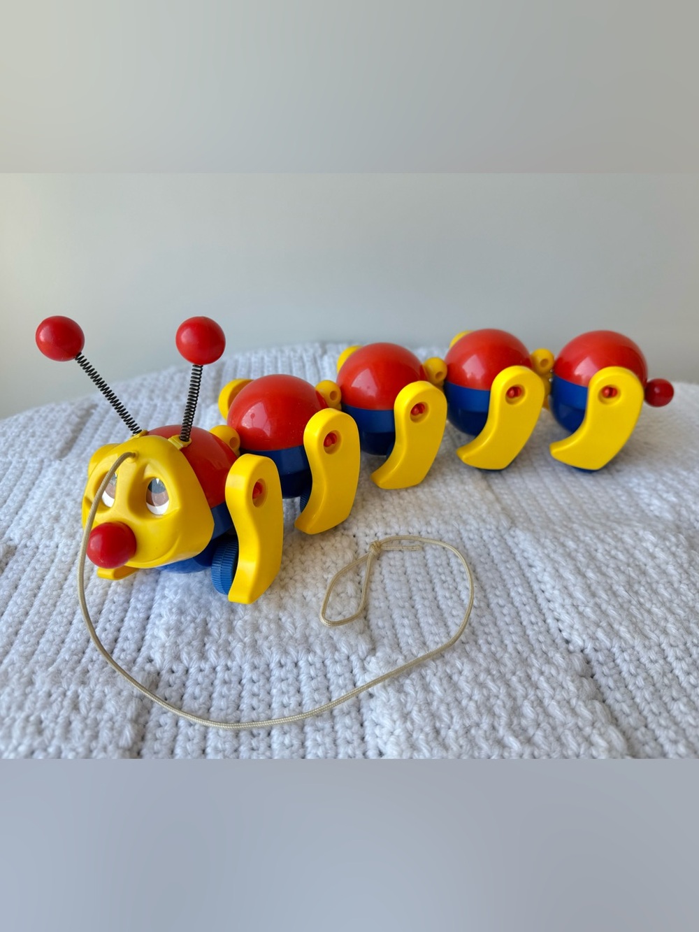Vintage Kiddicraft Caterpillar Pull-along